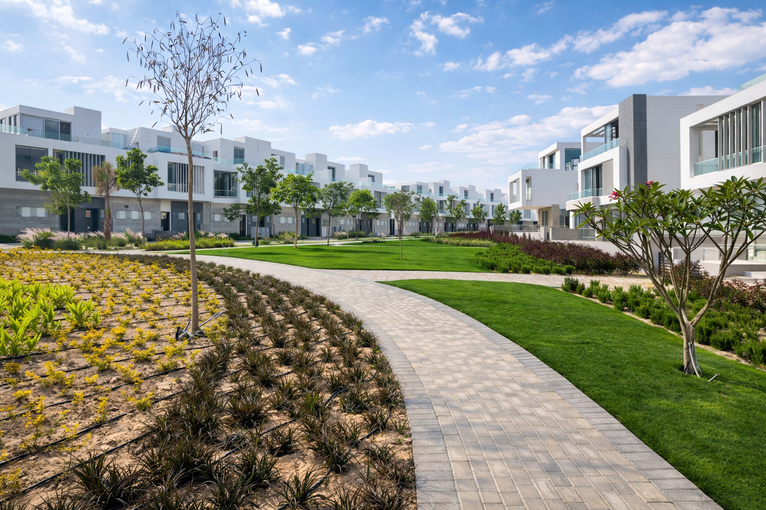 BOTANICA LANDSCAPES - Portfolio - Joulz Compound landscape project (design and build)